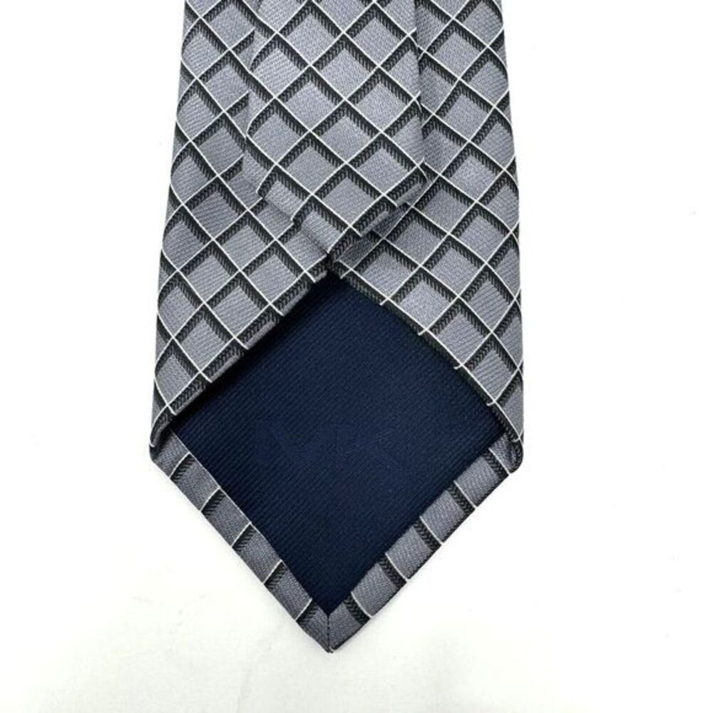 Michael Kors‎ Men's Grey Silk 3D Square Pattern Excellent Condition